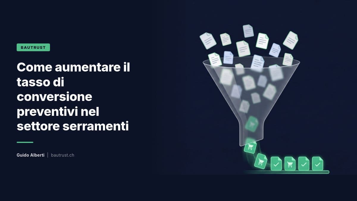 Aumentare la conversione preventivi nel settore serramenti
