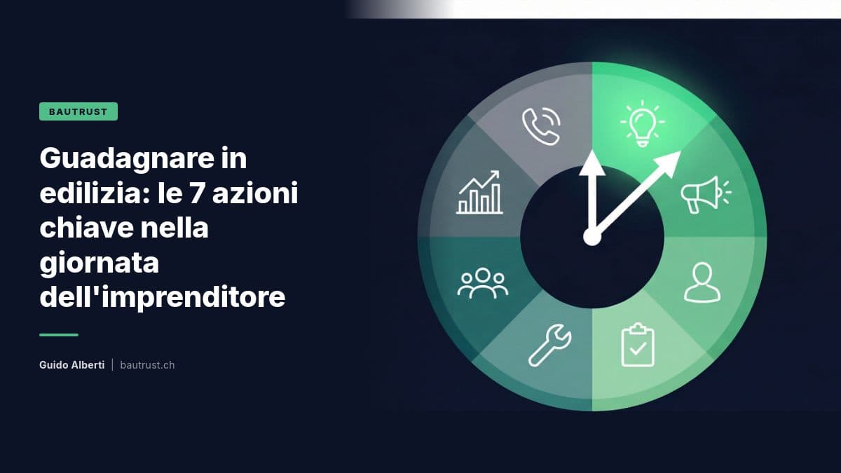 Guadagnare in edilizia: le 7 azioni chiave