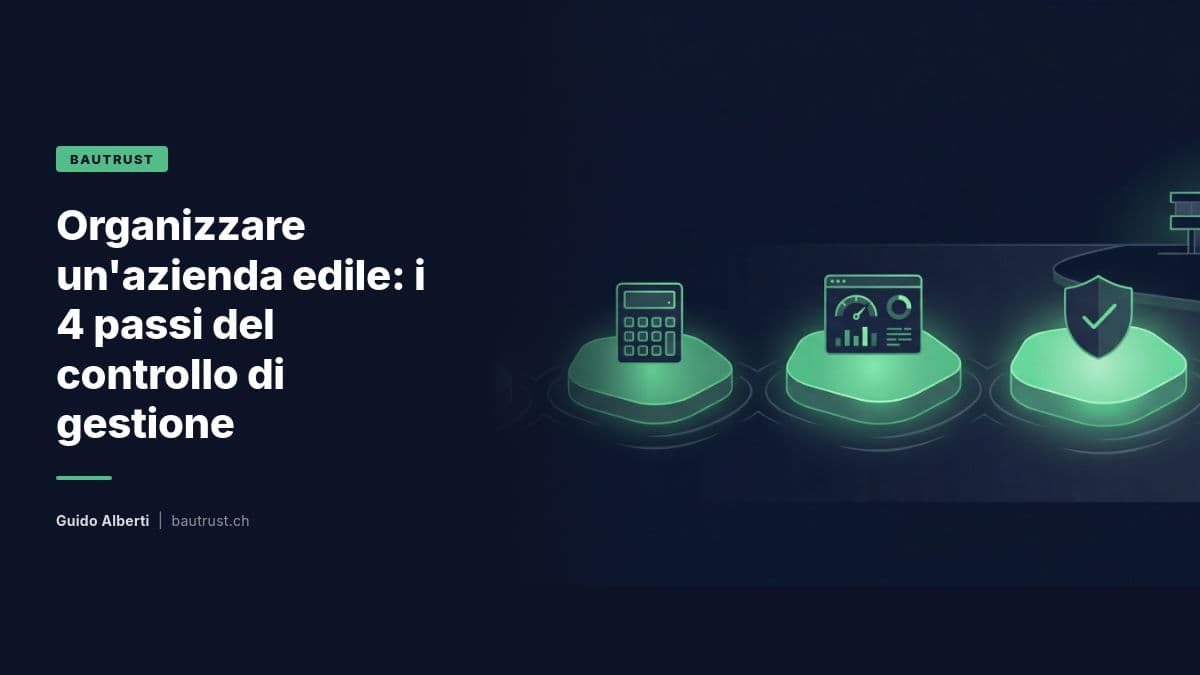 Organiser une entreprise de construction: les 4 étapes du contrôle de gestion